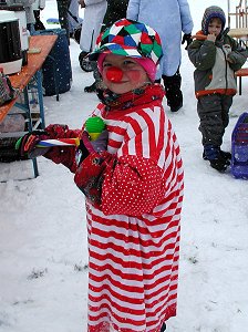 Carina als Clown