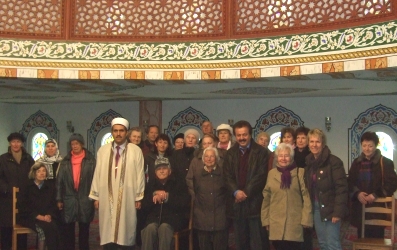 Besuch in der Moschee in Miesbach