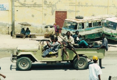 Bewaffnete in Mogadischu - Quelle
Wikipedia