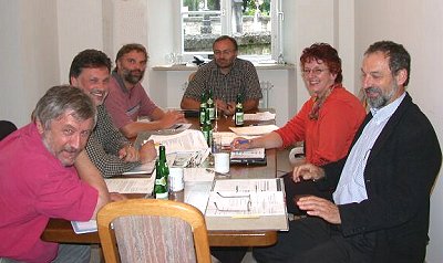 Besprechung im AK-Raum