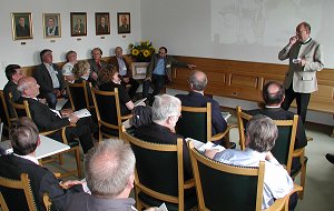 Brgermeister Michael Pelzer bei seiner Ansprache