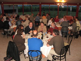 Abendessen im Monna Lisa