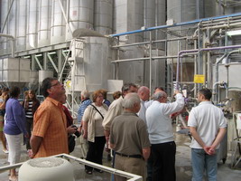 Besichtigung der Fliesenfabrik