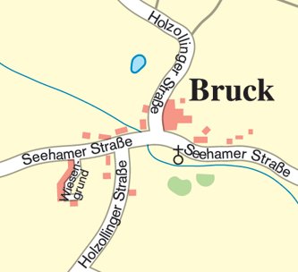 Ortsplan Bruck