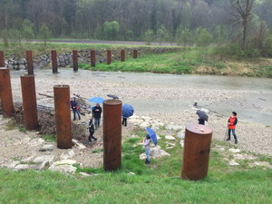 Gemeindespaziergang zum Wildholzrechen in Naring