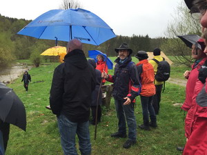 Gemeindespaziergang an der Leitzach in Naring