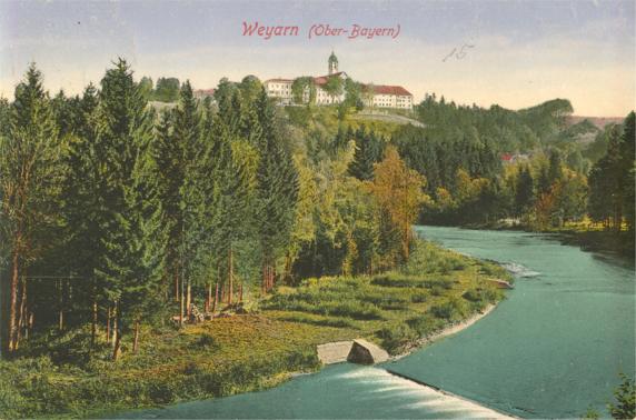 Das Kloster Weyarn um 1910