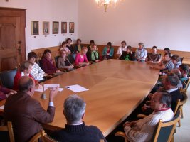 Die Jugend zu Besuch im Rathaus